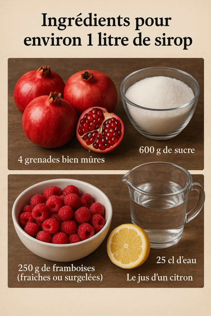 Sirop de grenadine