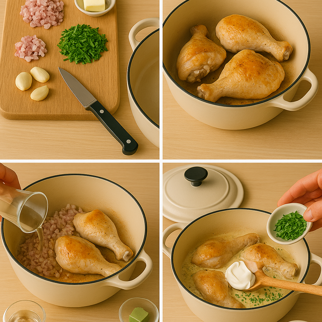 poulet à l’estragon