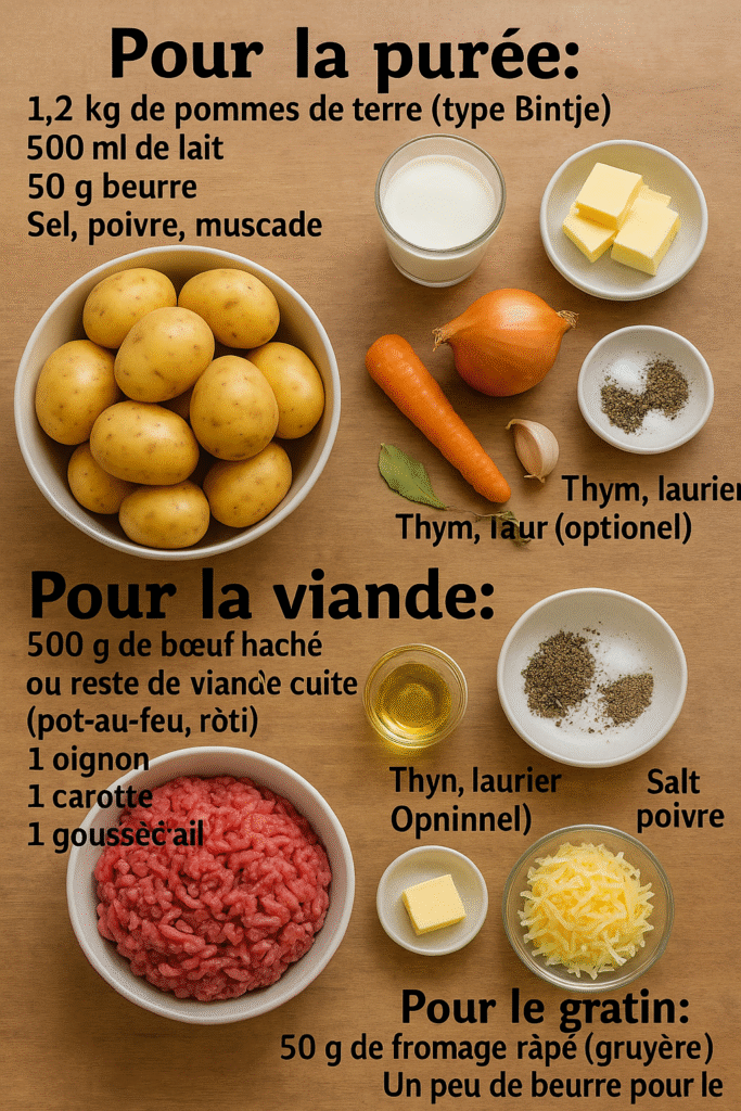 recette du hachis parmentier